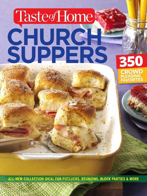 Cover image for Taste of Home Church Supper Cookbook